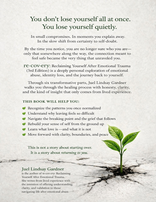 ⁠re·cov·er·y: Reclaiming Yourself After Emotional Trauma (3rd Edition)